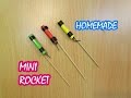 How to make a mini rocket home made  easy tutorials