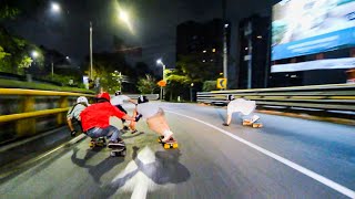 Racing Down a Colombian Highway