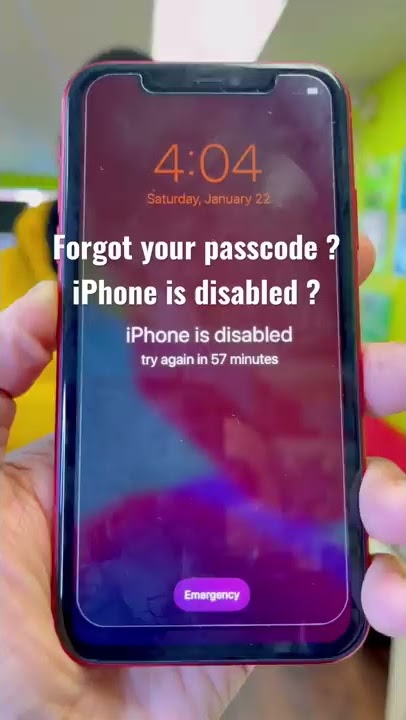 Can’t remember your #passcode ? iPhone is #disabled ?Here’s how you #unlock it😍 #apple #shorts #ios