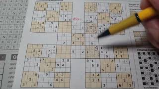 Our Sunday Sudoku practice continues! (#5910) Samurai Sudoku puzzle 02-04-2023 screenshot 1