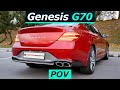 New 2022 Genesis G70 Facelift POV Ride "The Two Lines"