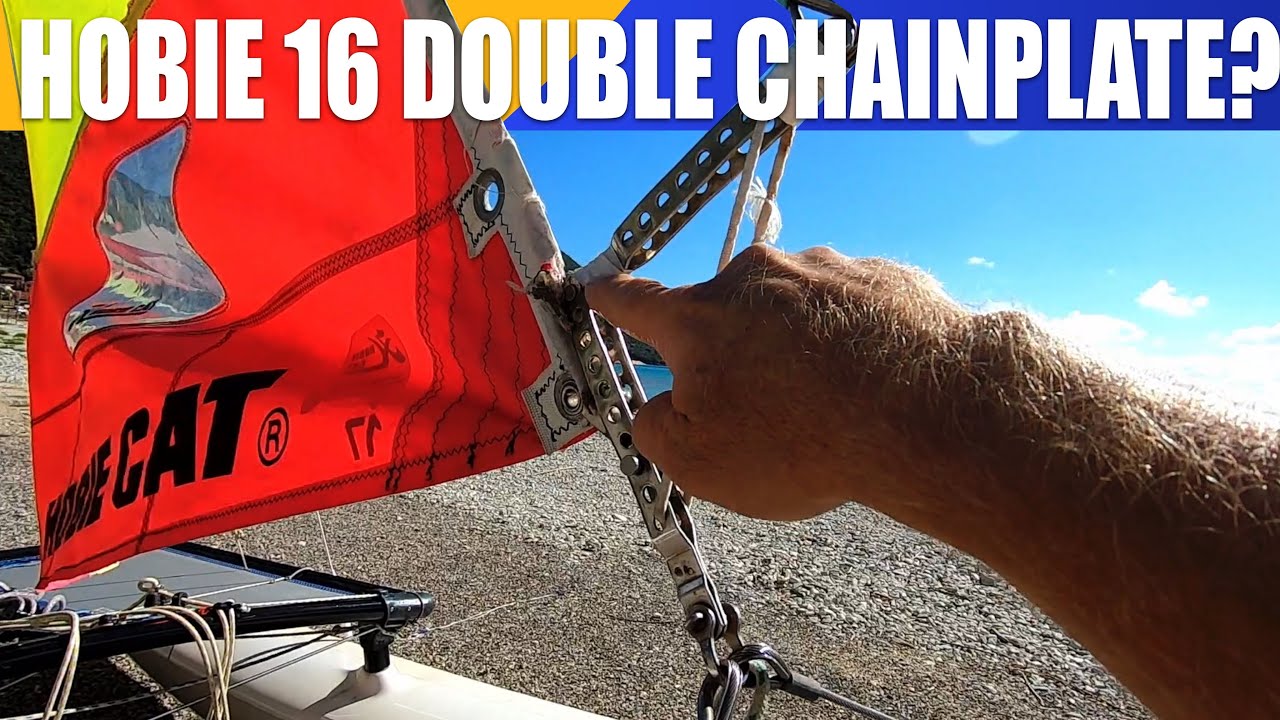 Using a second chainplate to tension your forestay Hobie 16 technique