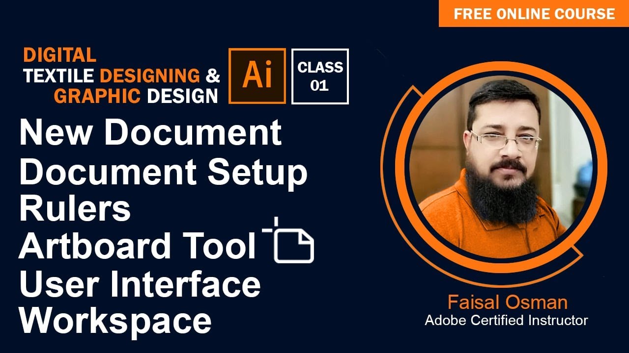 Adobe illustrator Beginners | Urdu | Hindi | Class 01 - YouTube