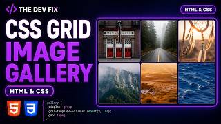 CSS Grid Image Gallery | HTML & CSS Tutorial for Beginners