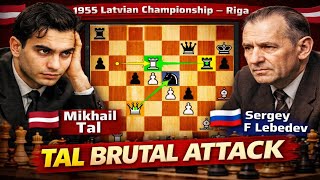 Tal’s Kingside Destruction! Tal vs Lebedev Riga 1955 screenshot 3