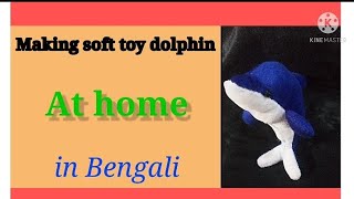 Soft toys making/How to make  dolphin at home easy way..with Free pattern screenshot 3