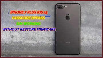 IPHONE 7 PLUS iOS 15 PASSCODE BYPASS SIM WORKING WITHOUT RESTORE FIRMWARE BY MST TOOL(ONLY WINDOWS)