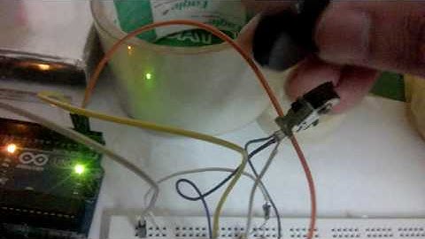 Serial test -  Wheel mouse as  rotary encoder