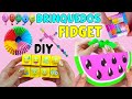 7 DIY IDEIAS DE BRINQUEDOS FIDGET - COMO FAZER BRINQUEDOS FÁCIL EM CASA - Pop it e muito mais...