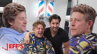 DAD FREAKS OUT ABOUT NEW HAIRCUT - Jason Nash | Jeff's Barbershop