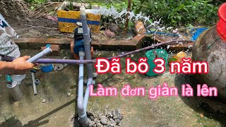 Giếng khoan 42 bõ 3 năm.sử lý đơn giản là lên .sửa giếng khoan nước yếu ,lắp hút sâu giếng khoan 42