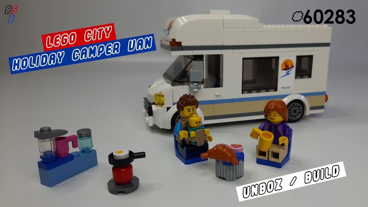 LEGO CITY 60283 Holiday Camper Van NEW 2021 Collection Speed Build Compact Lego Builds