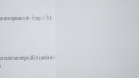 NET JUNE And DEC 2017 Quantum Chemistry Questions