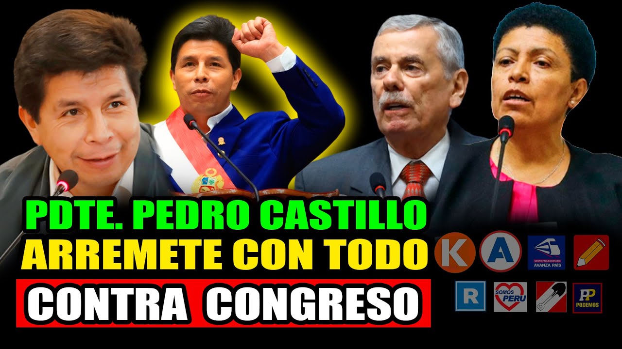 🚨ENFRENTAN al CONGRESO GOLPISTA Pedro Castillo y Betssy Chávez RESPONDEN con TODO x caso rebelión
