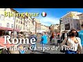 Rome | A ride around Campo de' Fiori, Italy【Biking Tour】4K