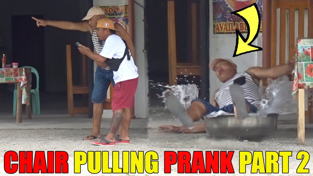 Chair Pulling Prank Part 2 | Galit na galit si kuya sa akin