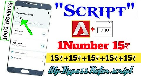 Script 💥 New App  Bypass Script !! Otp Bypass Refer Script 🔥 Online Script