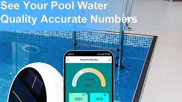 RYAKKA Floating Smart Pool Monitor 2023 Newest Pool Water Testing Smart Device 7 in 1