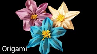 Супер квітка орігамі майстер клас - Super Flower Origami Tutorial