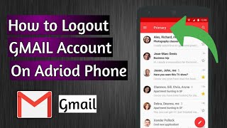 how to logout from gmail on android phone - tehcnical aamir - 2022 -