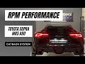 RPM Performance Toyota Supra MK5 A90 Catback exhaust system sound