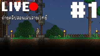 LIVE l Terraria ถ่ายคลิปสอนเล่นสายเวทย์ครับ 1