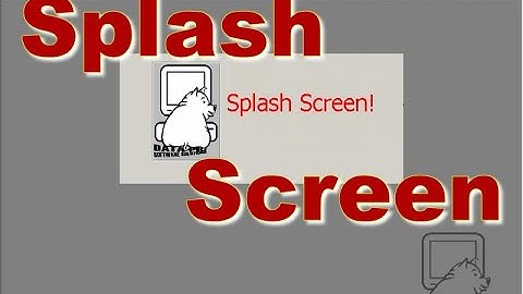 Splash Screen form in Access that shows on start up ~ DataPig
