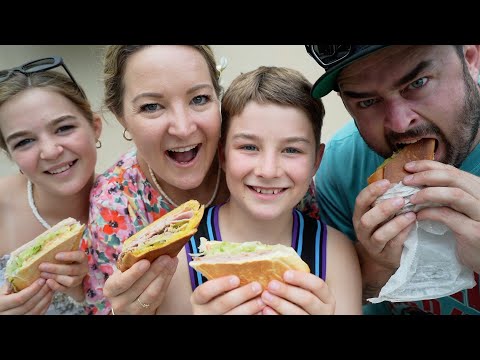 New Zealand Family try a real Cuban Sandwich for the first time! (5 Brothers, Key West)