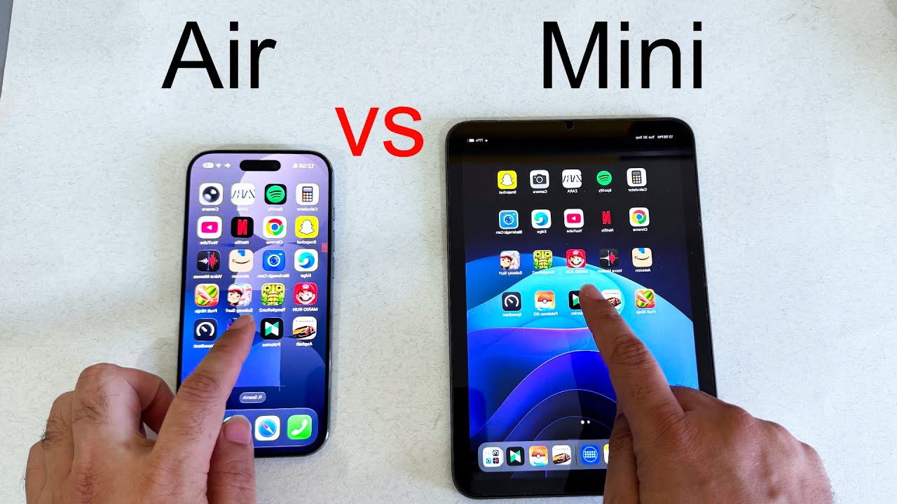 iPhone Air vs iPad Mini 6 -  SPEED TEST