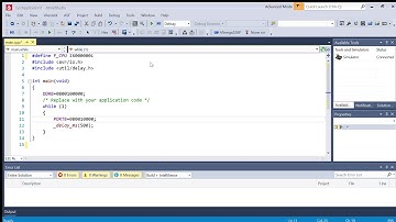 Line number - Atmel Studio
