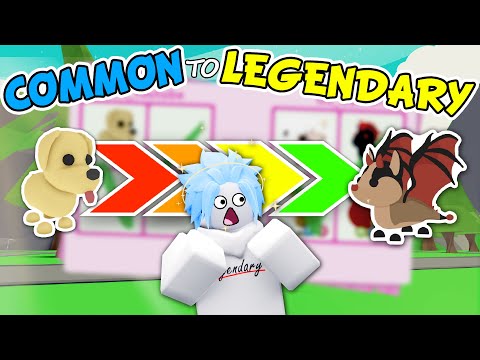 How I Traded a COMMON to LEGENDARY Pet in less than 1 HOUR  Roblox Adopt Me Trading Challenge