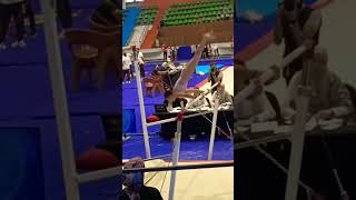 جهاز المتوازي بطولة الجمهورية ٢٠٢٣ جمباز فني انسات تحت ١٠ سنوات #gymnast