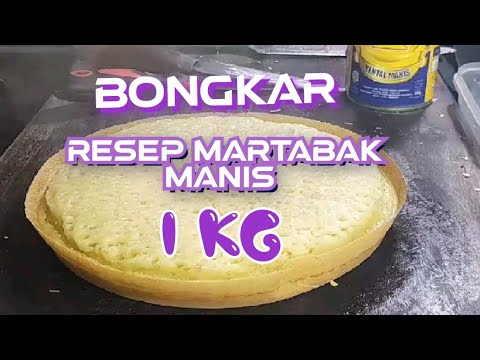 Resep Martabak Manis Teflon 1 Kg Tepung
