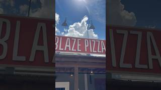 Blaze pizza never disappoints! 🍕🔥#disneysprings #blazepizza #waltdisneyworld