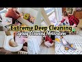 CLEAN WITH ME | ENTIRE HOUSE/ALL DAY DEEP CLEAN | CLEANING MOTIVATION