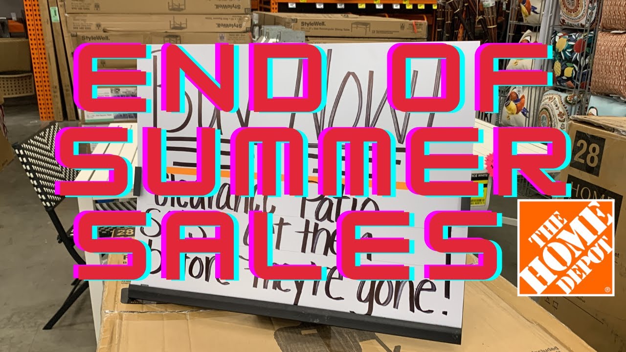 END OF SUMMER SALES HOME DEPOT SHOP FOR 2023 STORE WALKTHROUGH DECORATING MADE SIMPLE