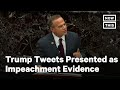 Cicilline Uses Trump Tweets as Evidence in Impeachment Case