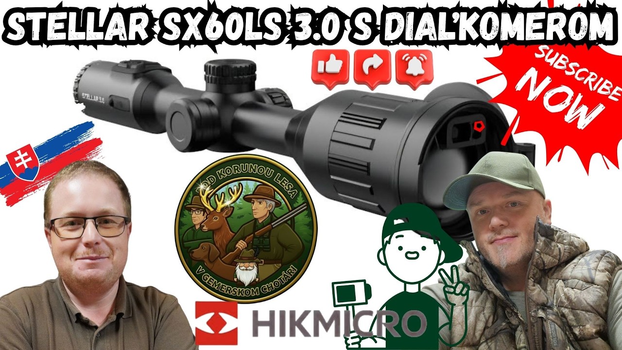 HIKMICRO - TERMOVÍZNY PUŠKOHĽAD STELLAR SX60L 3.0 + DIAĽKOMER