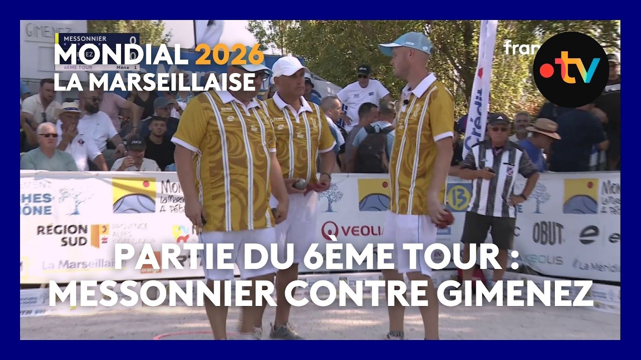 Miniature : Mondial La Marseillaise 2026 : 6ème tour entre Messonnier et Gimenez