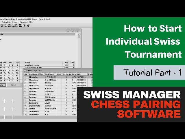 Chess-Results Server Features Explained, Part 1/2, Powerful Tournament  Database, Pairings