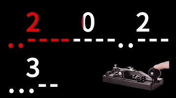 2023 in Morse Code: From Slow to Fast with Light Signals!