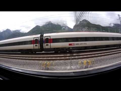 Galleria Di Base Del San Gottardo Portale Nord ( Erstfeld) , Uscita in Contemporanea con un ICN