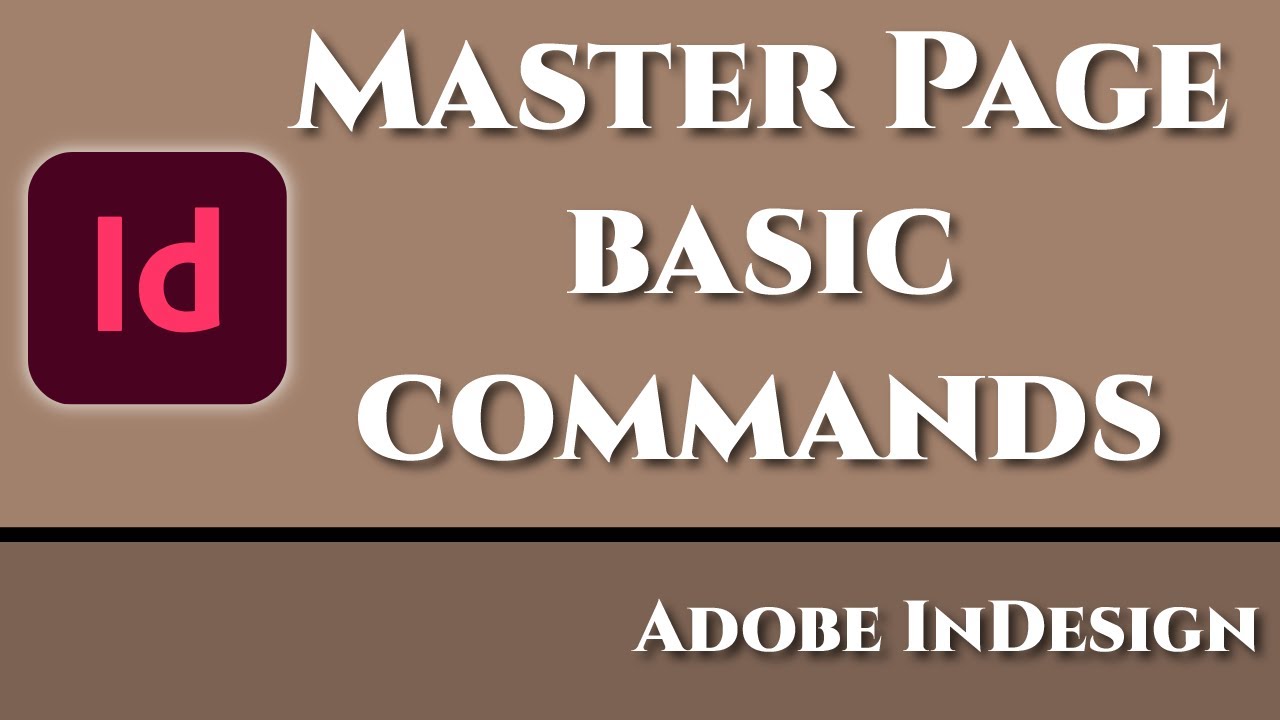 Si T P rdorim Komandat Baz Master Page N InDesign YouTube