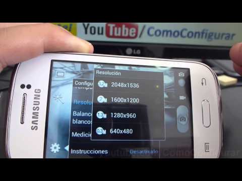 caracteristicas camara samsung galaxy young s6310 español Video Full HD