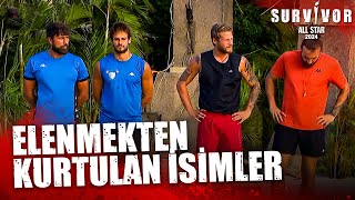 Eleme Gecesinden Kurtulan İsimler Belli Oldu Survivor All Star 2024 101 Bölüm