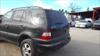 2002 Mercedes ML320 Stock #18024
