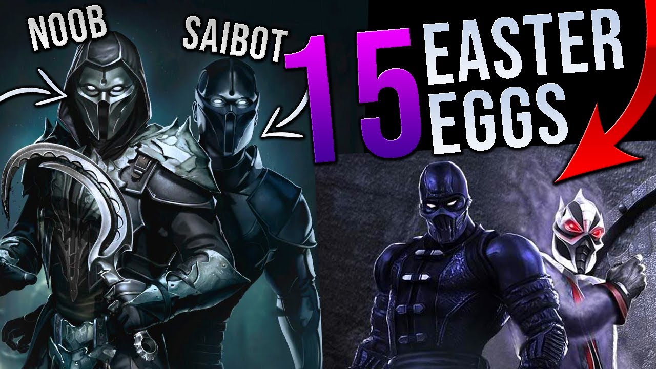 15 Curiosidades, Easter Eggs de Noob Saibot - Mortal Kombat (Bi Han, Duo con Smoke, Mythologies)