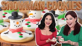 melted snowman cookies w carnie wilson day 8 12 days of cookies