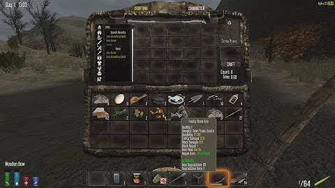 7 Days to die Alpha 12 Tips and Tricks Gameplay Episode 1