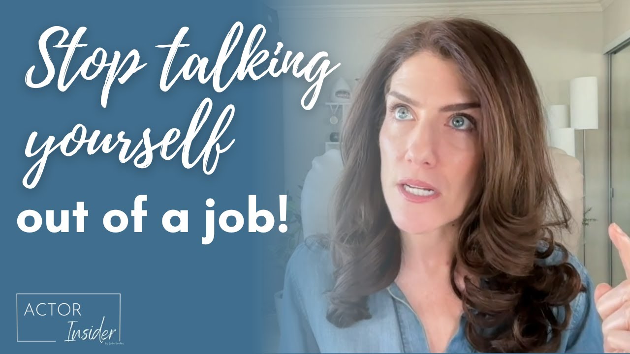 How to Stop Sabotaging Your Auditions and Start Booking - YouTube